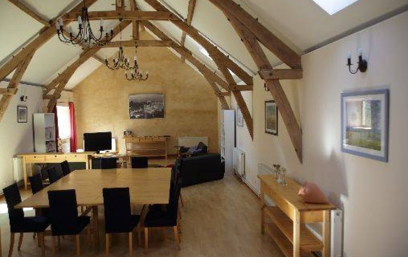 Location de vacances - Gîte à Saint-Amand-de-Coly - la pièce à vivre