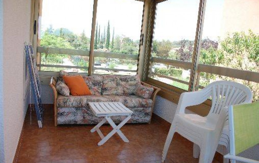 Location de vacances - Appartement à La Londe-les-Maures - 2eme partie de la loggia