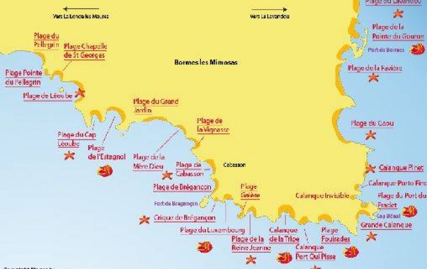 Location de vacances - Studio à Bormes-les-Mimosas