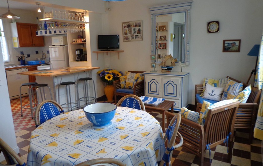 Location de vacances - Villa à Quiberon - Côté séjour/salon