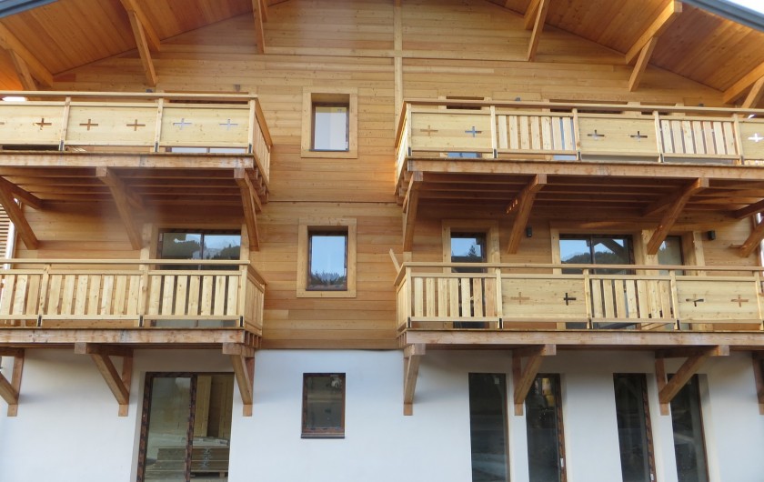 Location de vacances - Appartement à Les Gets - Façade