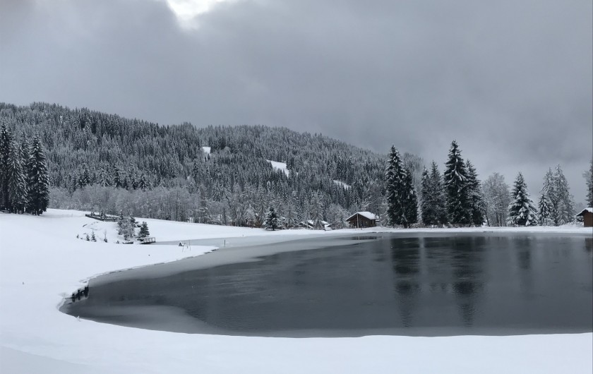 Location de vacances - Appartement à Les Gets - Lac des écoles / hiver