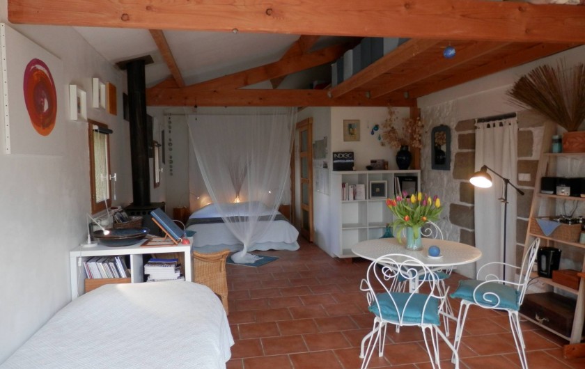 Location de vacances - Chambre d'hôtes à Faycelles - la grande suite où vous allez vous reposer...