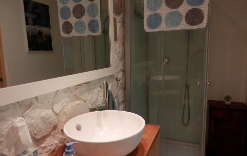 Location de vacances - Chambre d'hôtes à Faycelles - La salle de douche...