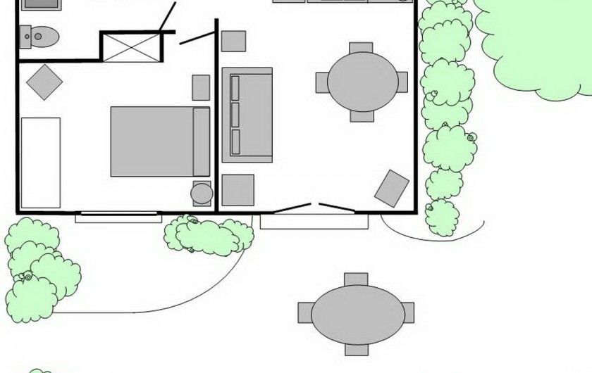 Location de vacances - Appartement à Calvisson