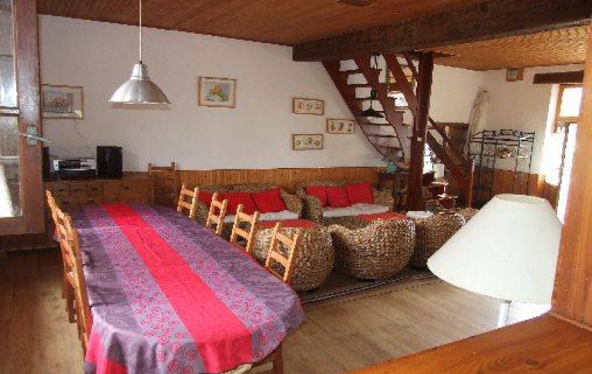 Location de vacances - Maison - Villa à Franchesse - Séjour aile gauche