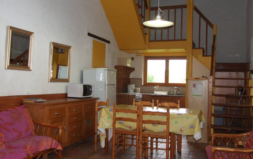 Location de vacances - Maison - Villa à Franchesse - Séjour aile droite