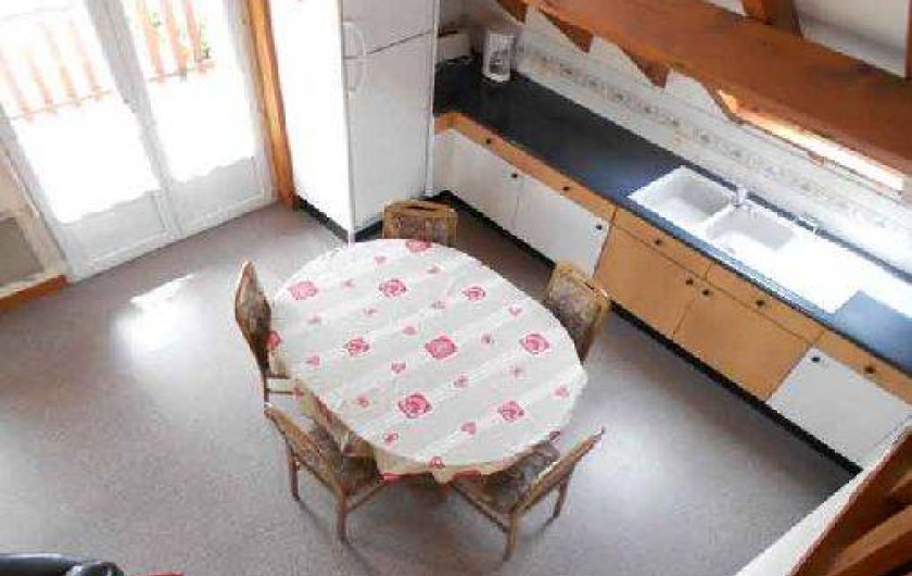 Location de vacances - Gîte à La Bresse - Séjour cuisine du gite "les roches" 65 m2 -4 pièces plus balcon de 12 m2