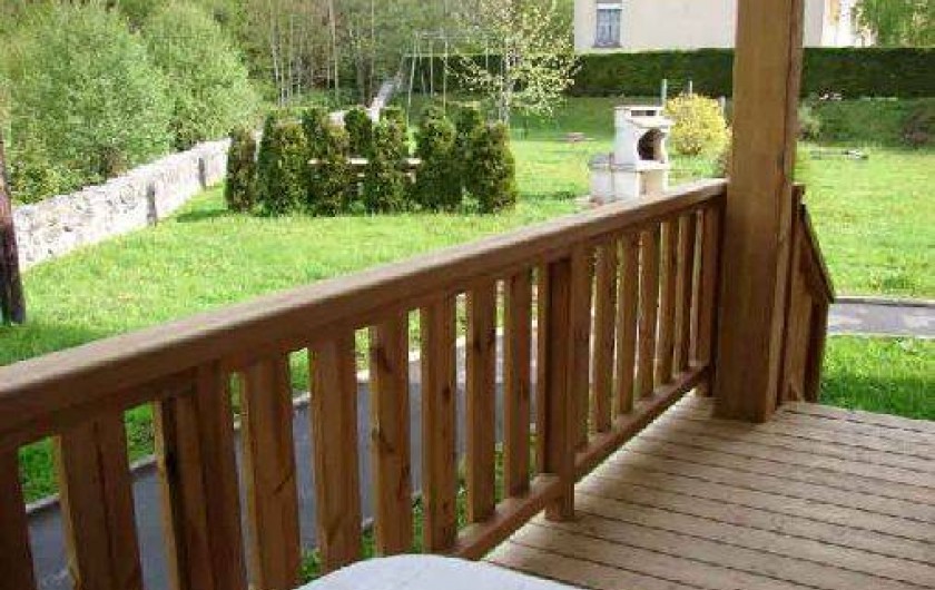 Location de vacances - Gîte à La Bresse - Balcon terrasse du gite "le lispach" -5 personnes. 2 Pièces (30 m2)