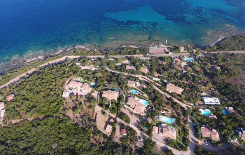Location de vacances - Villa à Sainte-Lucie de Porto-Vecchio - Vue d'ensemble