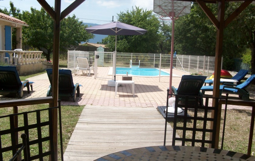 Location de vacances - Villa à Céreste - VUE PATIO