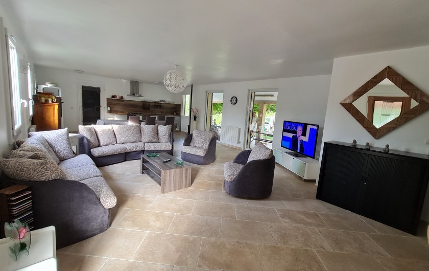 Location de vacances - Villa à Céreste - PIECE DE VIE  60 M²