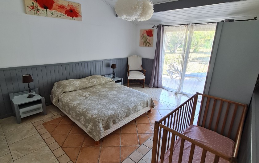 Location de vacances - Villa à Céreste - N° 1)   CHAMBRE PARENTAL lit 160 cm