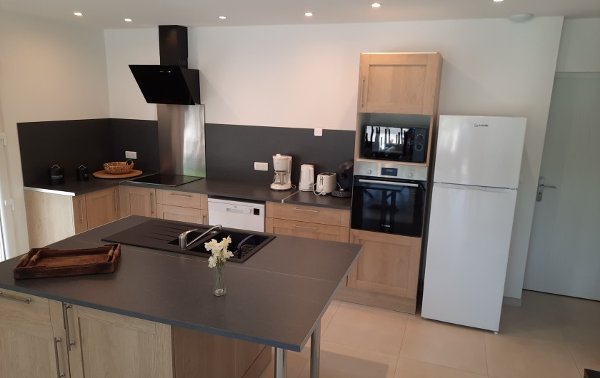 Location de vacances - Gîte à Bezinghem - cuisine ouverte