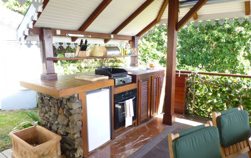 Location de vacances - Gîte à Le François - Carbet - cuisine plancha, plaque induction, four, etc