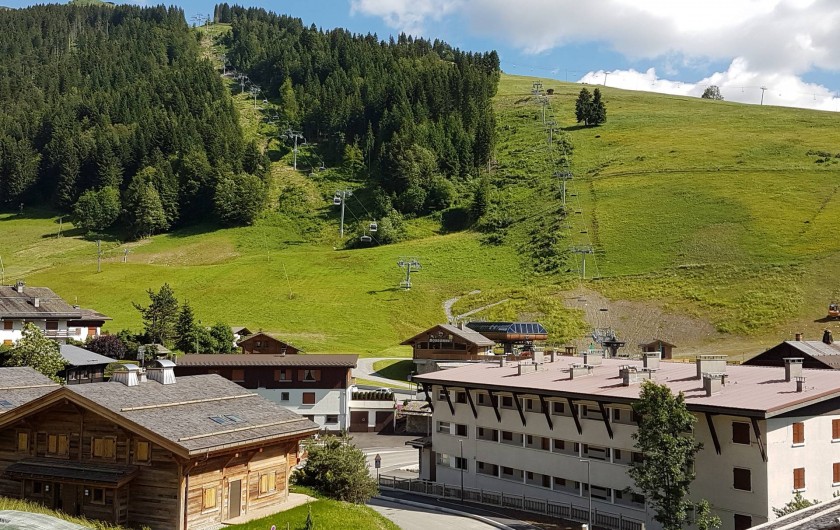 Location de vacances - Appartement à La Clusaz - Vue sur Bossonnet