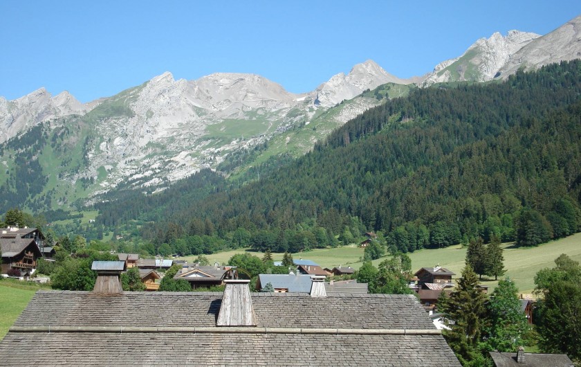 Location de vacances - Appartement à La Clusaz - Vue sur Balme