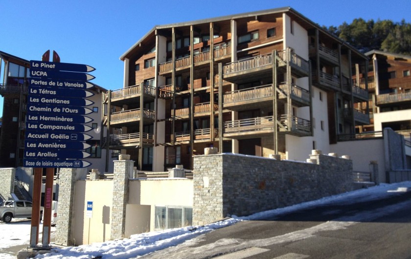 Location de vacances - Appartement à La Norma - Résidence "LES CHALETS DE LA VANOISE" En hiver