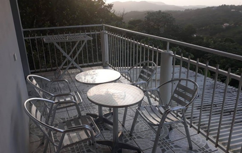 Location de vacances - Gîte à Sainte-Luce - Terrasse TROPICAL