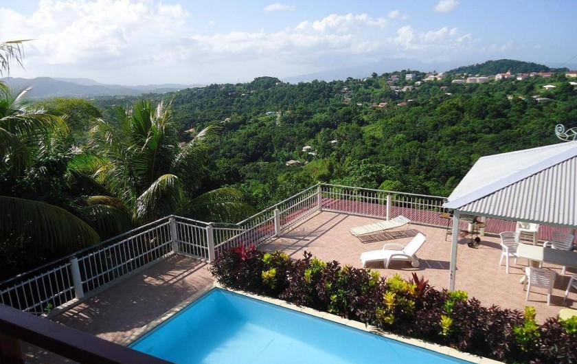 Location de vacances - Gîte à Sainte-Luce - LA Piscine et sa terrasse