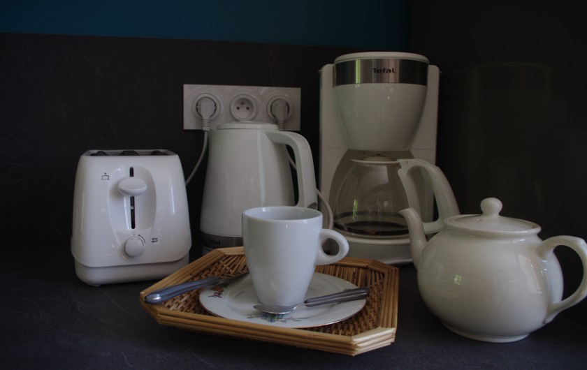 Location de vacances - Gîte à Pouzauges - Thé ou café pour le petit déjeuner.