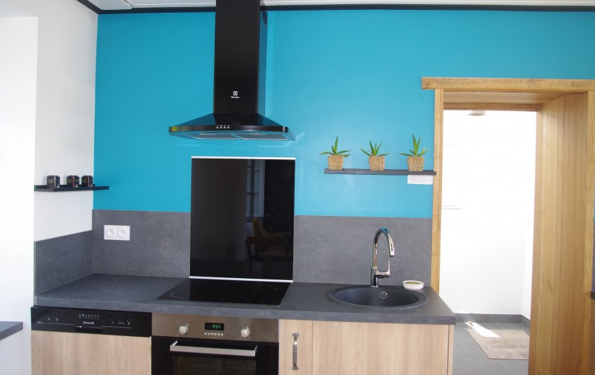 Location de vacances - Gîte à Pouzauges - Cuisine américaine équipée,