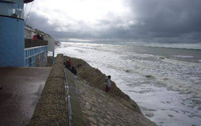 Location de vacances - Studio à Fort-Mahon-Plage - grosse marée
