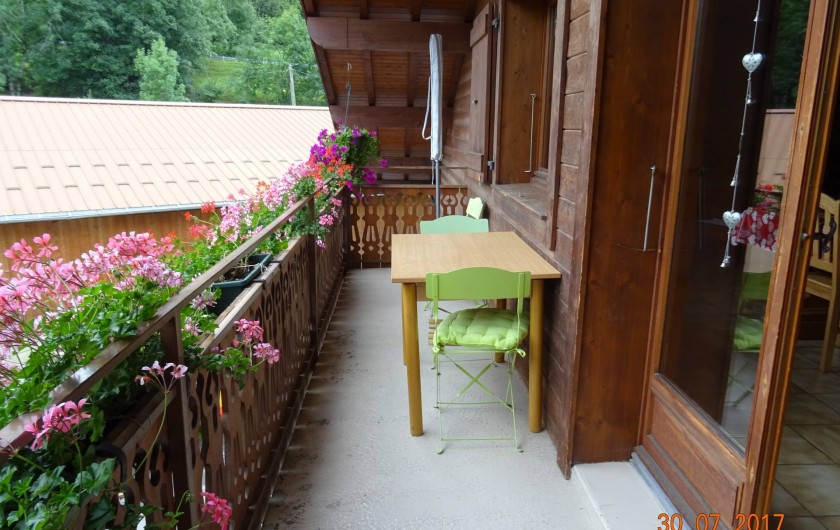 Location de vacances - Appartement à Cordon - Balcon