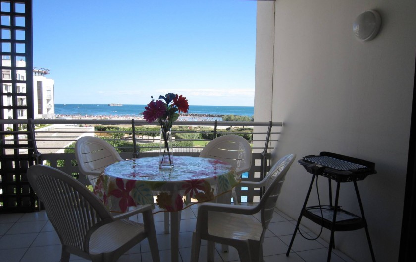 Location de vacances - Appartement à Le Cap d'Agde - Meubles du balcon