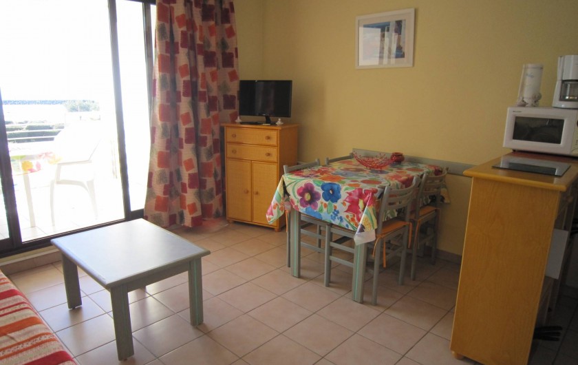 Location de vacances - Appartement à Le Cap d'Agde - Le coin "salle à manger"