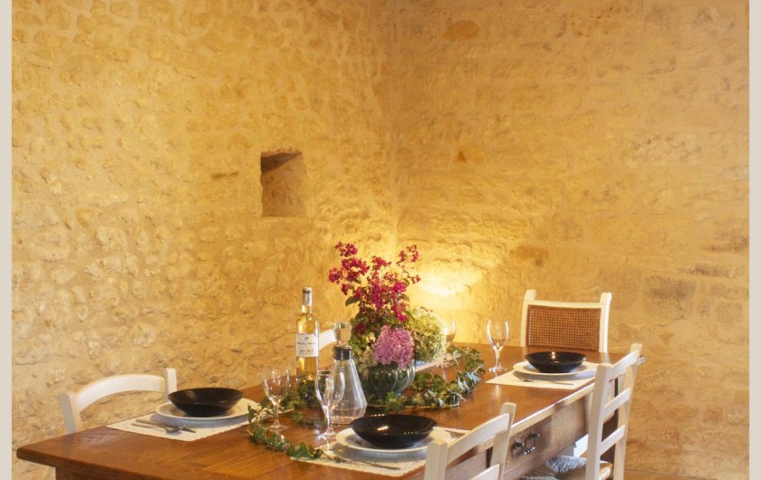 Location de vacances - Gîte à Saint-Avit-Sénieur - coin repas