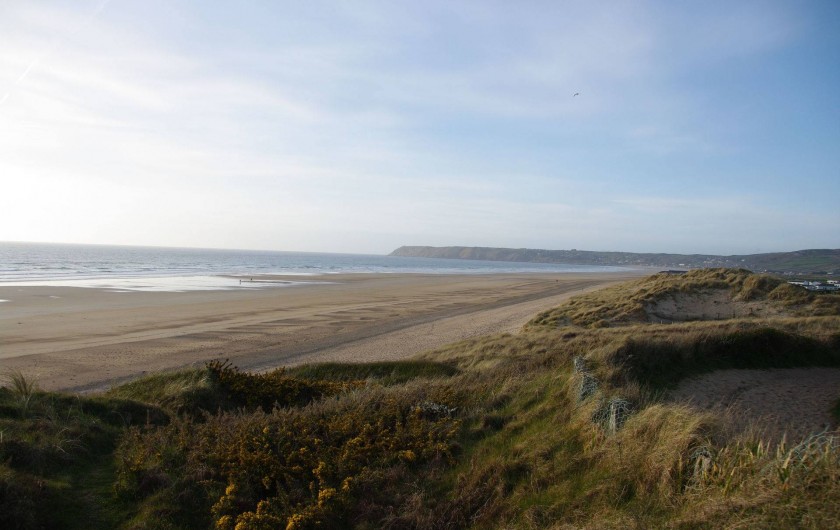 Location de vacances - Gîte à Surtainville - Autre vue de la plage