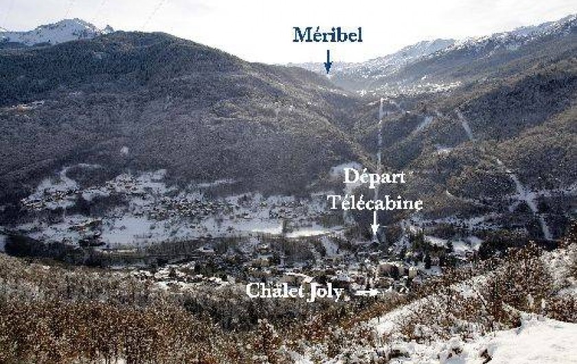 Location de vacances - Chalet à Méribel - telecabine brides - meribel chaudanne
