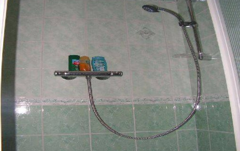 Location de vacances - Chalet à Le Clerjus - douche du rez-de-chaussée