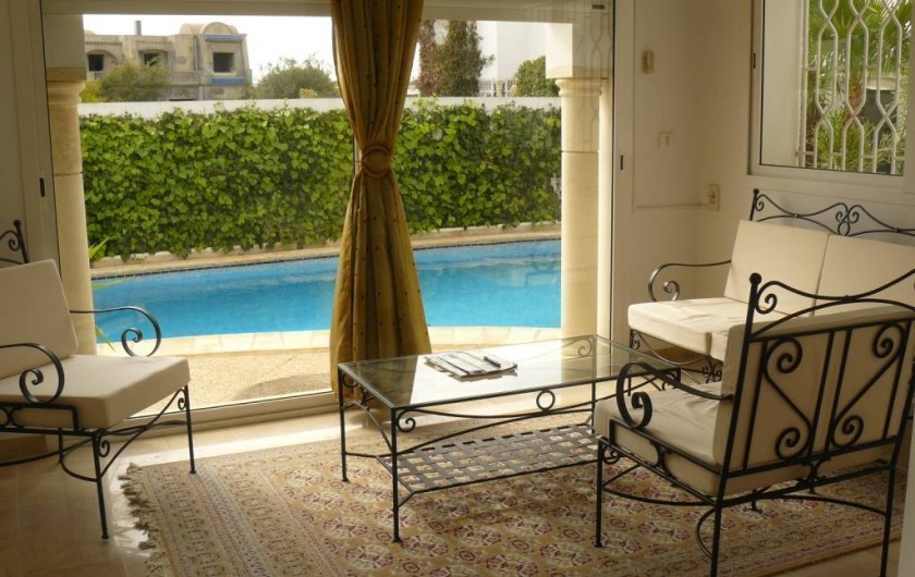 Location de vacances - Villa à Hammamet - salon d'été