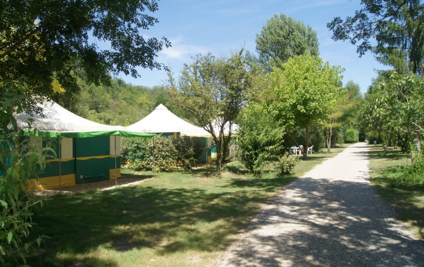 Location de vacances - Camping à Damiatte - Les chalets toile