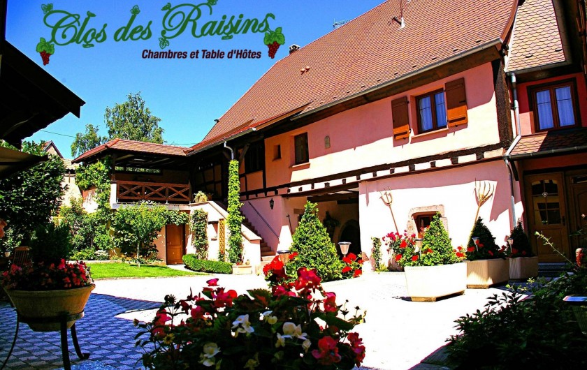 Location de vacances - Chambre d'hôtes à Beblenheim - Le Clos des raisins chambres d'hôtes de charme en Alsace