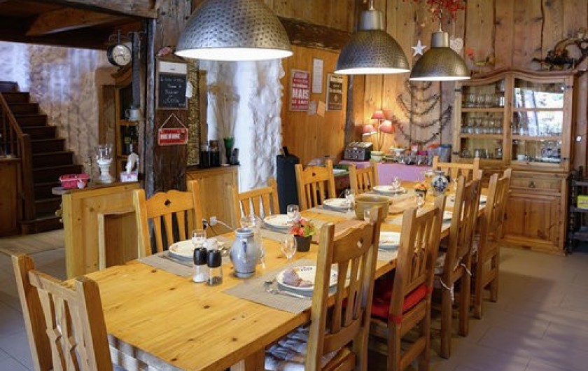 Location de vacances - Chambre d'hôtes à Gerbépal - Salle à Manger
