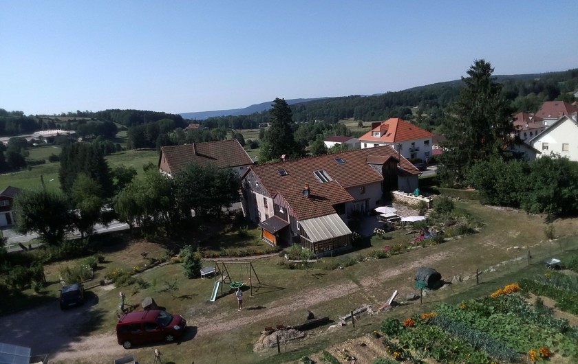 Location de vacances - Chambre d'hôtes à Gerbépal - Vue de l'ensemble avec notre Potager