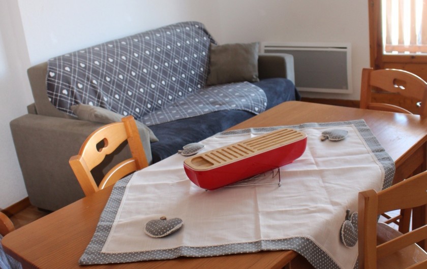 Location de vacances - Appartement à Puy-Saint-Vincent - Le coin canapé 2 places