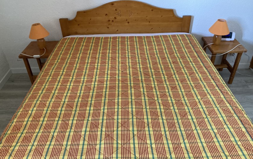 Location de vacances - Appartement à Le Corbier - Chambre parents