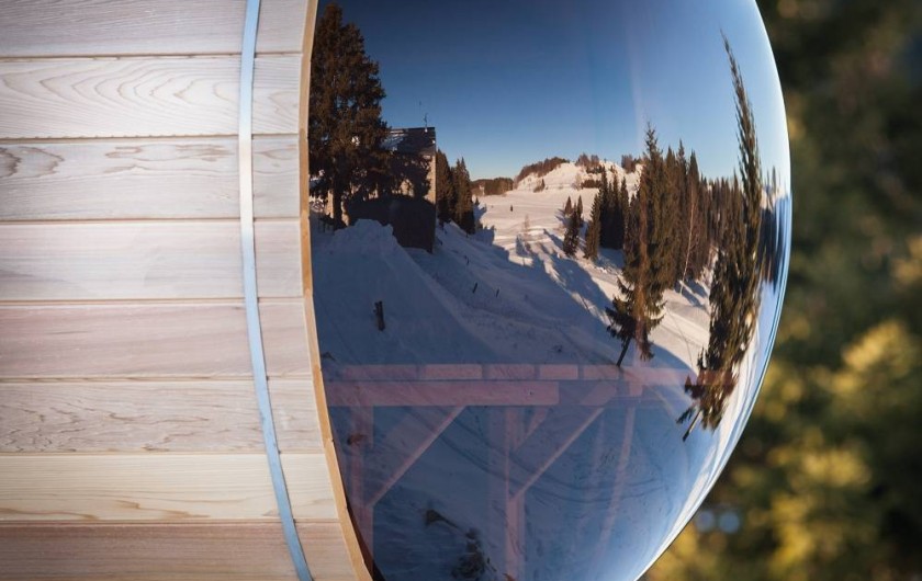 Location de vacances - Chalet à La Pesse - Sauna panoramique