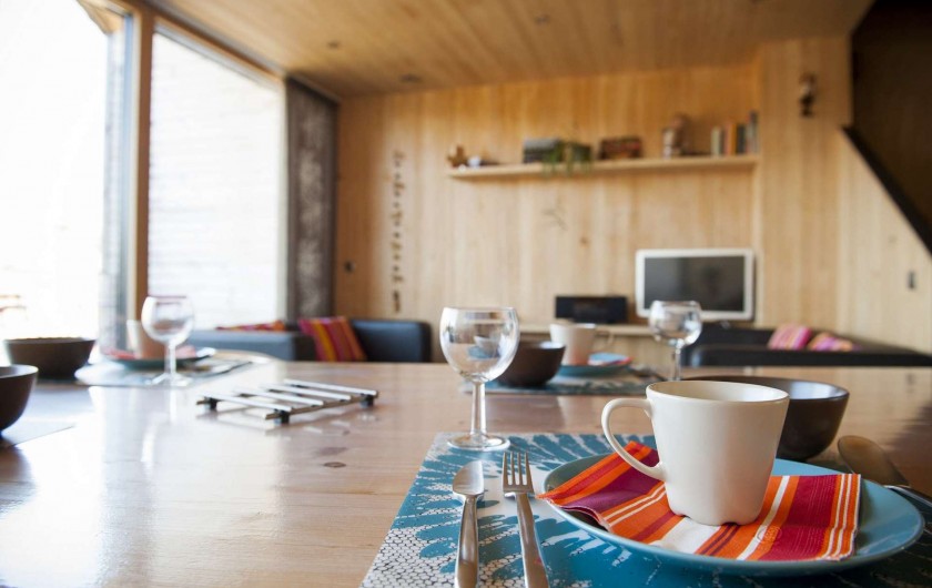 Location de vacances - Chalet à La Pesse - Espace de vie