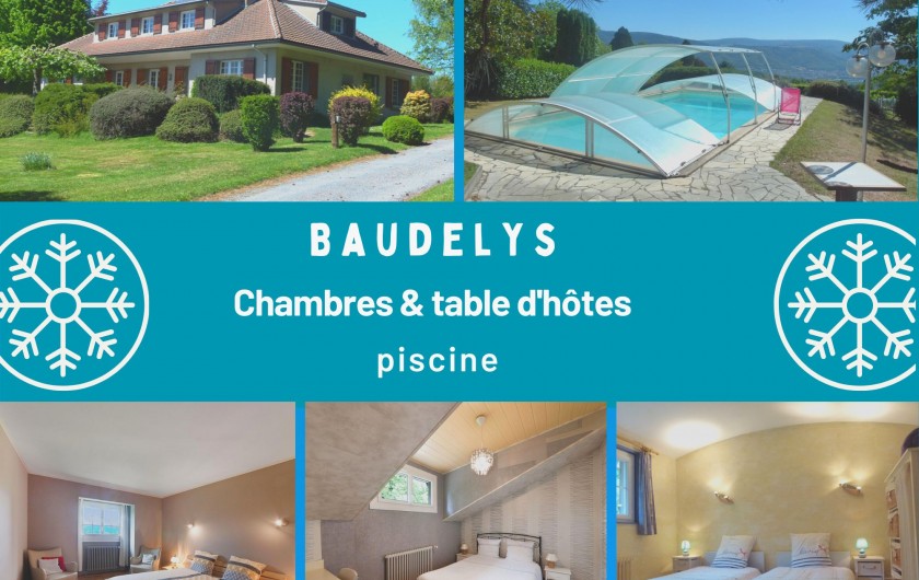 Location de vacances - Chambre d'hôtes à Pont-de-Larn - La maison dispose de 3 chambres d'hôtes dont une chambre famille (5 pers).
