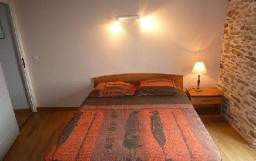 Location de vacances - Gîte à Malbosc - chambre avc vue sur la vallée