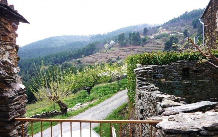 Location de vacances - Gîte à Malbosc - vue de la terrasse