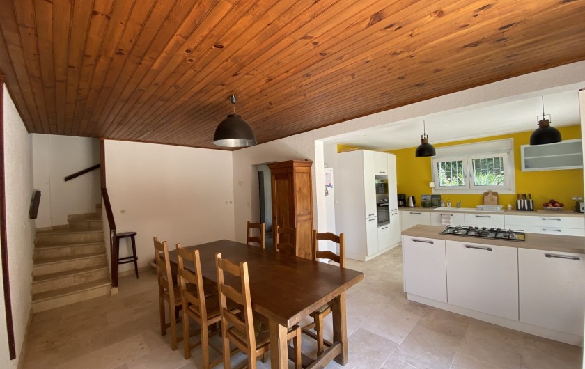 Location de vacances - Villa à Collias - Salle à manger
