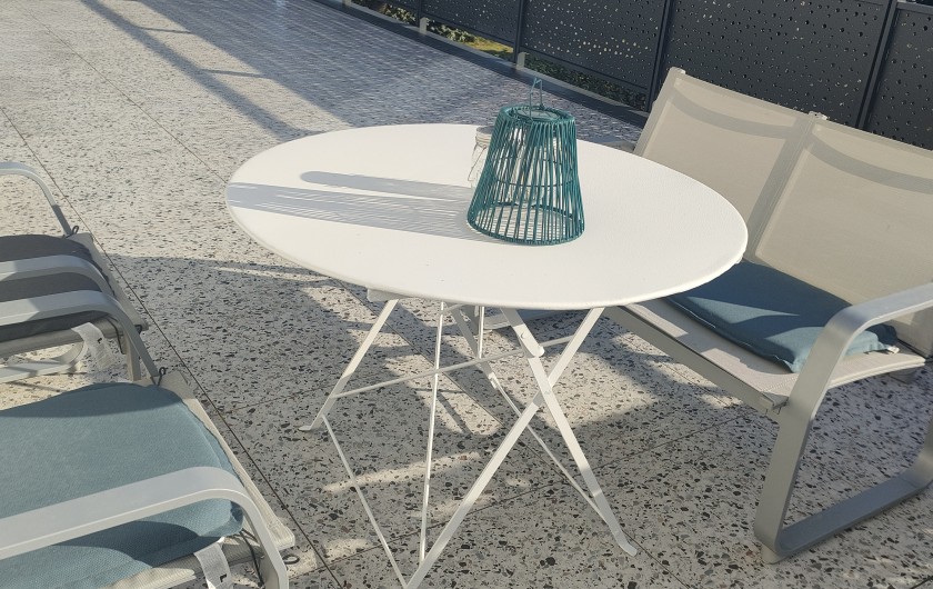 Location de vacances - Appartement à Tarnos - Aménagement terrasse