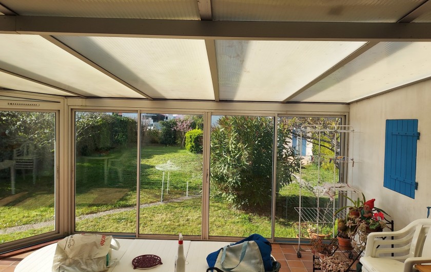 Location de vacances - Maison - Villa à Barbâtre - Intérieur de la véranda réaménager en 2021