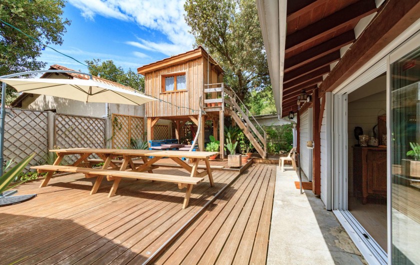 Location de vacances - Villa à Hourtin Plage - Cabane/ Chambre